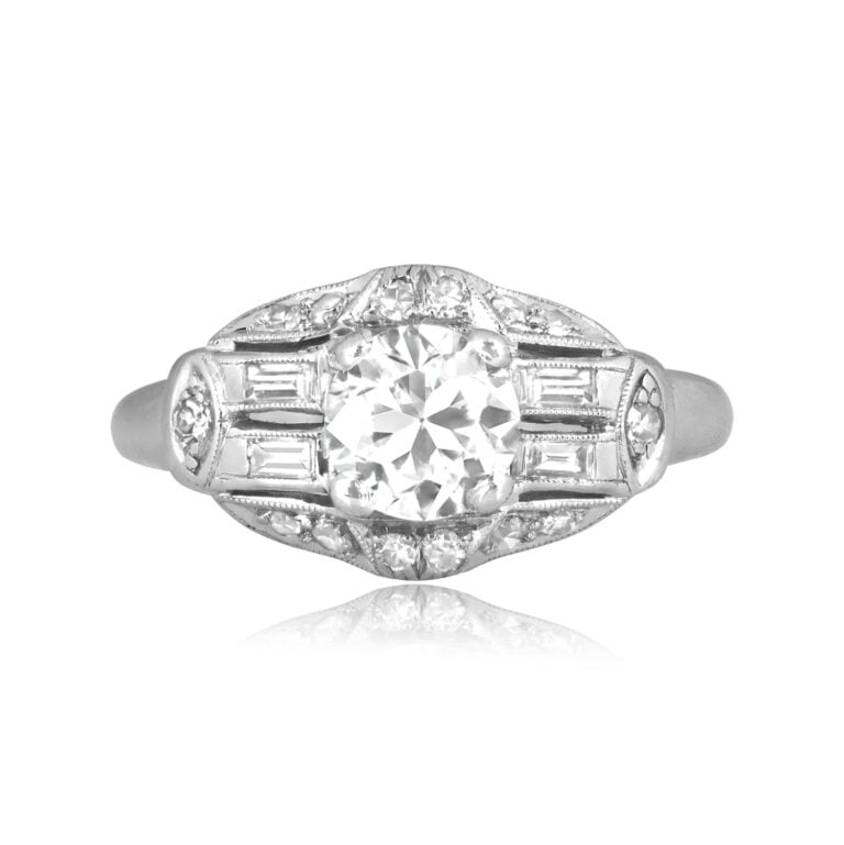 Art Deco 0.75ct Diamond Slayton Ring, Circa 1930