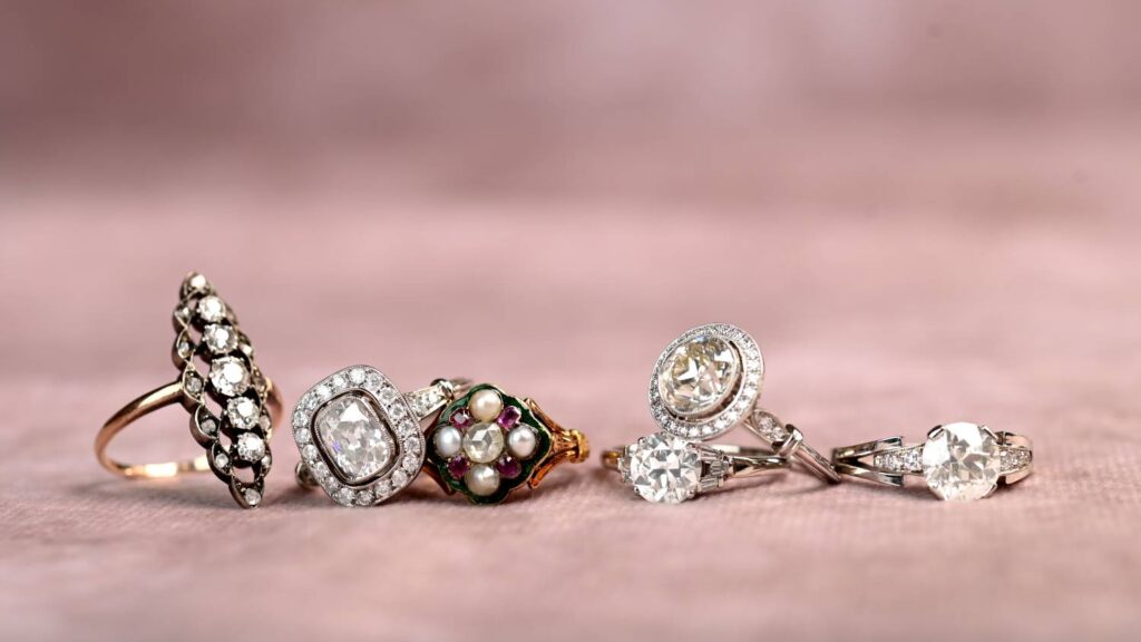 Antique Vintage and Estate Diamond Engagement Rings
