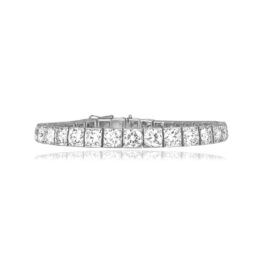 Retro era 20ct round brilliant diamond line bracelet Linton Bracelet SB4212 TV