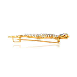 Antique yellow gold diamond and sapphire Fayette Brooch SB4848 TSV