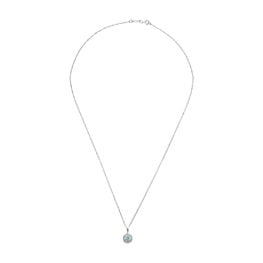 0.54 carat round cut aquamarine and diamond Fowler Necklace 16539 TV