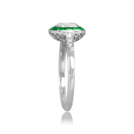GIA 1.01ct Asscher Cut Diamond platinum Wattsville Ring 16490 TSV