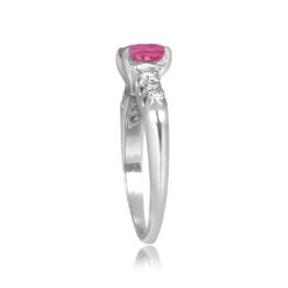 Vintage 0.93 carat Pink Sapphire Ashridge Ring 16515 TSV