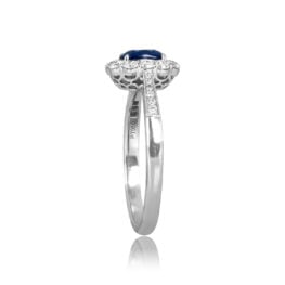 1.08ct Sapphire cluster Castella Ring 16530 TSV