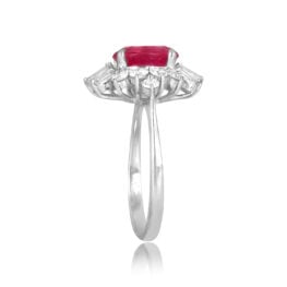 Floral 1.94 carat Tourmaline and Diamond Dyllon Ring 16535 TSV