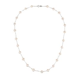 Station ed pearl necklace white gold Dighton Necklace 16537 TV