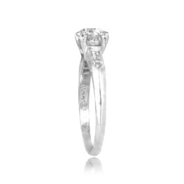 1.02ct Diamond baguette accent Seibert Ring 16562 TSV