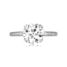 Vintage 1950s 1.81 carat old European cut diamond Helendale Ring 16564 TV