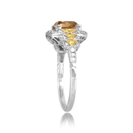 2.07ct diamond halo platinum Kellond Ring 16507 TSV