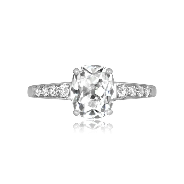 Art Deco GIA 1.53ct Diamond Mayview Ring, Circa 1925