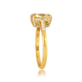 2.01 carat champagne diamond yellow gold Torres Ring 16575 TSV