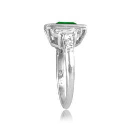 Mid century Vintage Emerald and Diamond Hawarden Ring ASS1960 TSV