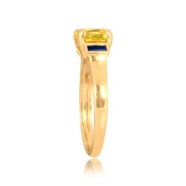 2.02 carat Fancy Diamond Yellow gold Ingalls Ring MIC121 TSV