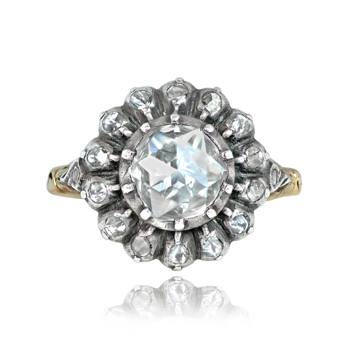 Antique Georgian era 1.00 carat era ring Mesquite Ring 13831 TV