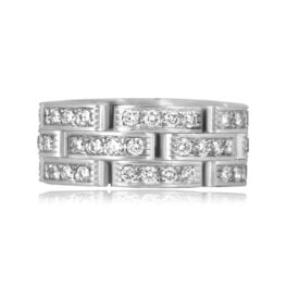 Cartier Diamond Maillon Panthère 18k white gold Cartier Band 16588 TV