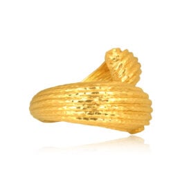 Signed David Webb 18k yellow gold cuff bracelet David Webb Bracelet 16604 SV
